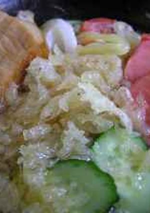 ぶっ掛け冷たいたぬきラーメン-レシピのメイン写真