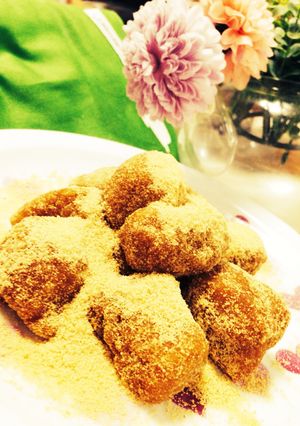 きな粉ご飯モチ(^O^)子供!お婆様に!-レシピのメイン写真