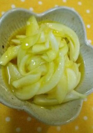 新玉ねぎの酢の物〜カレー味〜-レシピのメイン写真