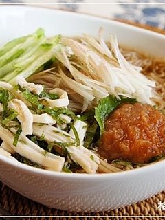 涼夏♪ さっぱり梅シソ冷麺-レシピのメイン写真