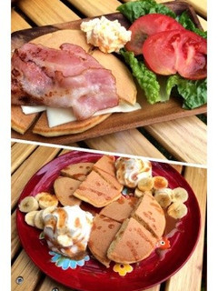 もちもち♪豆腐ホットケーキ-レシピのメイン写真