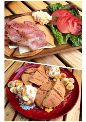 もちもち♪豆腐ホットケーキ-レシピのメイン写真