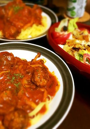 ペパロニミートボールのトマトソース-レシピのメイン写真