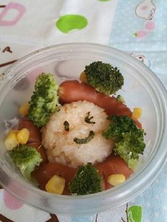 手抜きお弁当☆幼稚園児-レシピのメイン写真