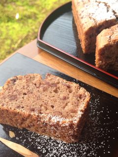 しっとり和風パウンド・米粉あずきケーキ-レシピのメイン写真