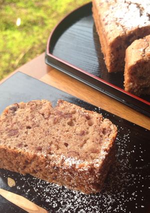 しっとり和風パウンド・米粉あずきケーキ-レシピのメイン写真