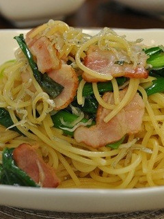 九条葱とジャコの和風パスタ-レシピのメイン写真