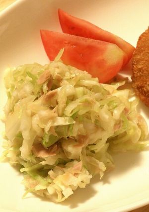 簡単★キャベツとツナの美味しいサラダ-レシピのメイン写真