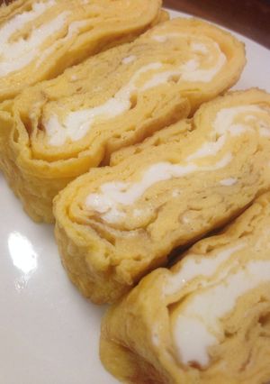 ごま油と塩だけで簡単卵焼き☆-レシピのメイン写真