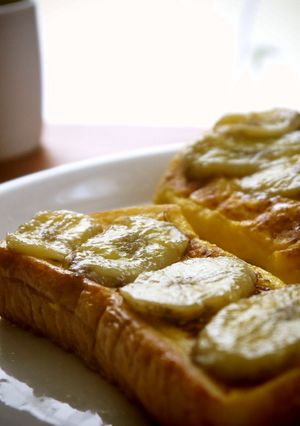 甘さスッキリ☆焼きバナナフレンチトースト-レシピのメイン写真