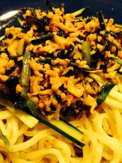 変わり冷麺 肉そぼろのせ 〜☆-レシピのメイン写真