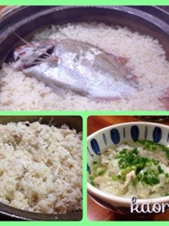 テレビで良く見る 鯛めし&鯛茶漬け-レシピのメイン写真