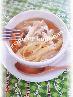 具沢山のスープパスタ♪-レシピのメイン写真