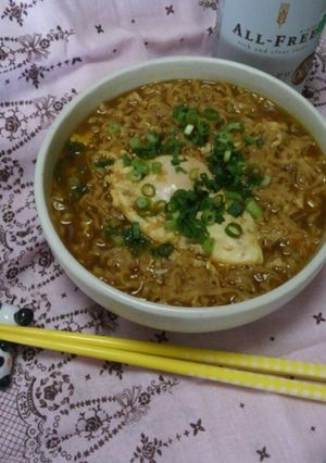 今日のランチ☆カレーチキンラーメン☆-レシピのメイン写真