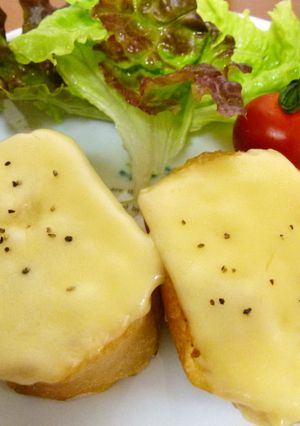 フレンチトースト　ポタージュ＆チーズ☆彡-レシピのメイン写真