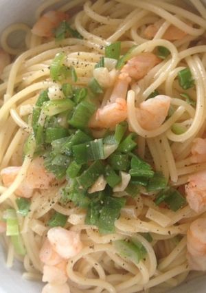 塩和風エビパスタ-レシピのメイン写真