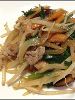 豚肉とニラともやし炒め-レシピのメイン写真