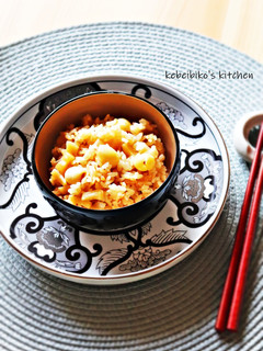 ハスの実と干し貝柱で薬膳風炊き込みご飯-レシピのメイン写真