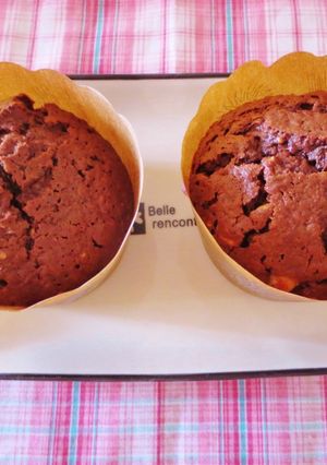ひえのヘルシーチョコ☆ミントカップケーキ-レシピのメイン写真