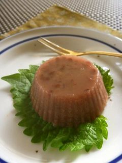 小豆羊羹風ゼリー☆ほんのり梅風味-レシピのメイン写真