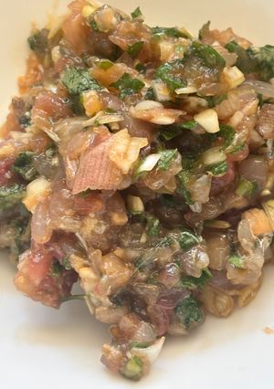 薬味たっぷりの鯵なめろう😋-レシピのメイン写真