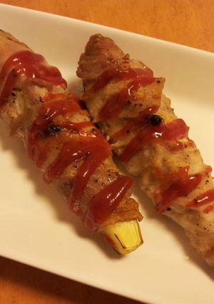 なすの豚肉巻き　オーブントースターで簡単-レシピのメイン写真