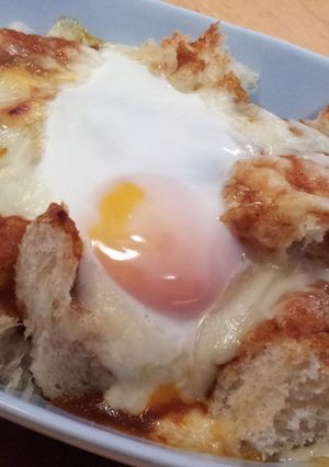 簡単パンでカレーグラタン-レシピのメイン写真