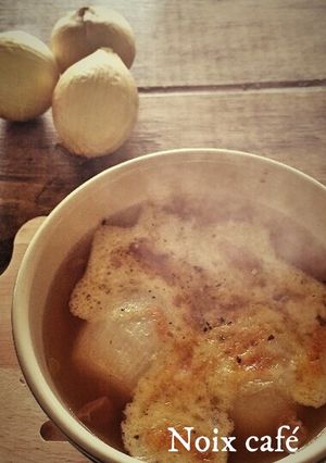 レンジ活用♪オニオングラタンスープ♪♪-レシピのメイン写真