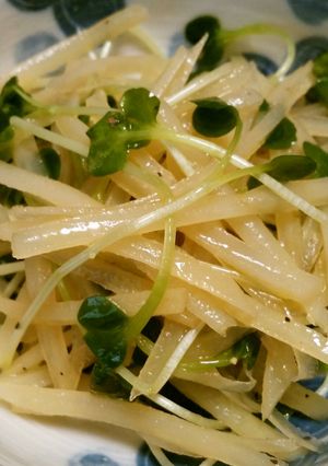 千切りじゃがいものオリーブポン酢和え☆-レシピのメイン写真