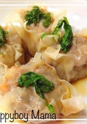 洗物なし！簡単エビ焼売のしそポン酢かけ♡-レシピのメイン写真