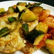 カジキのハーブソテー 夏野菜を添えて