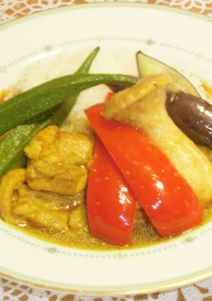 真夏の野菜のスープカレー-レシピのメイン写真