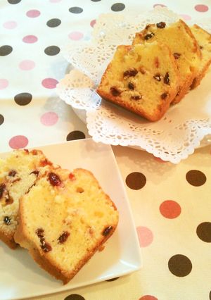 クランベリーのチーズパウンドケーキ-レシピのメイン写真