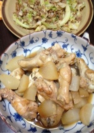 手羽元と大根のスタミナ煮-レシピのメイン写真