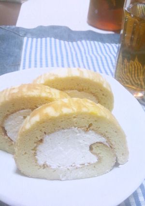 メープル＆ラムのスフレロールケーキ-レシピのメイン写真
