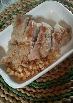 鶏肉のガーリックパン粉添え-レシピのメイン写真