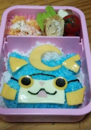 妖怪ウォッチブシニャンのキャラ弁当-レシピのメイン写真