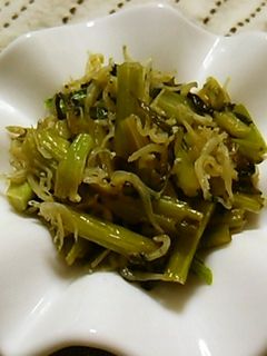 常備菜に♪しらすと大根の葉のごま油炒め-レシピのメイン写真