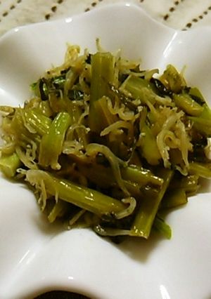 常備菜に♪しらすと大根の葉のごま油炒め-レシピのメイン写真
