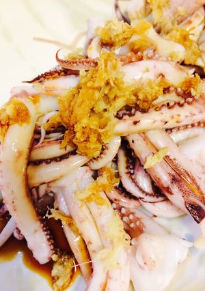 柔らかイカゲソの生姜醤油和え-レシピのメイン写真