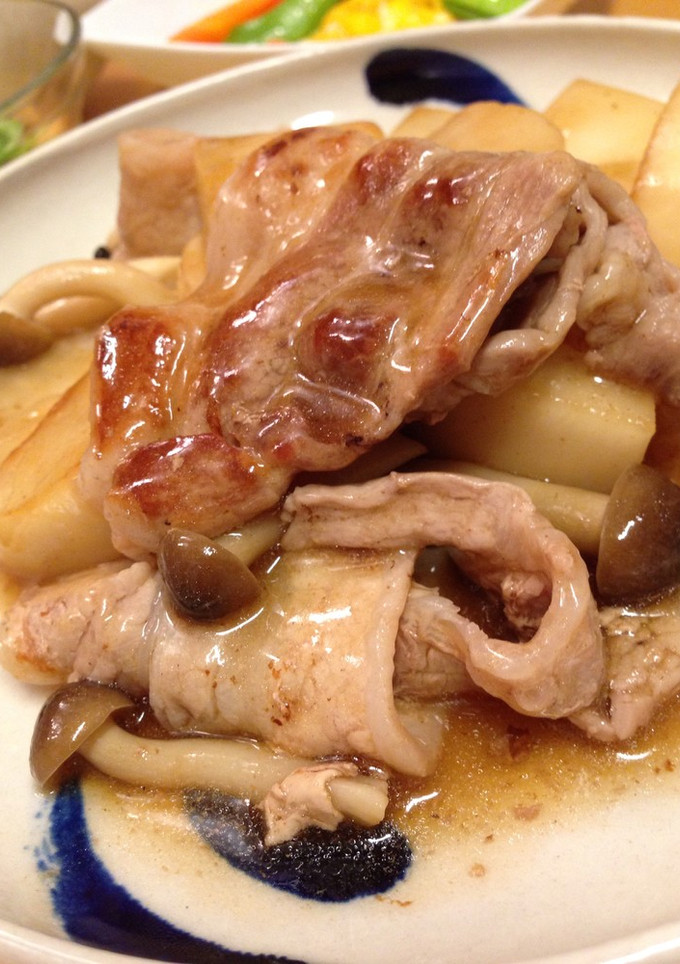 焼き大根と豚バラのうま煮-レシピのメイン写真