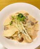 グルテンフリーの鶏むね豆乳クリーム煮