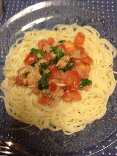 トマトの冷製パスタ-レシピのメイン写真