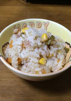 ハンゴーコンロでいなばのタイカレーピラフ-レシピのメイン写真