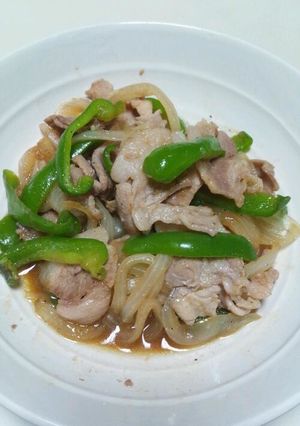 豚肉と玉ねぎ、ピーマンのしょうが焼き-レシピのメイン写真