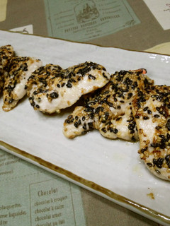 ささみのしっとりマヨ焼き胡麻まみれ-レシピのメイン写真