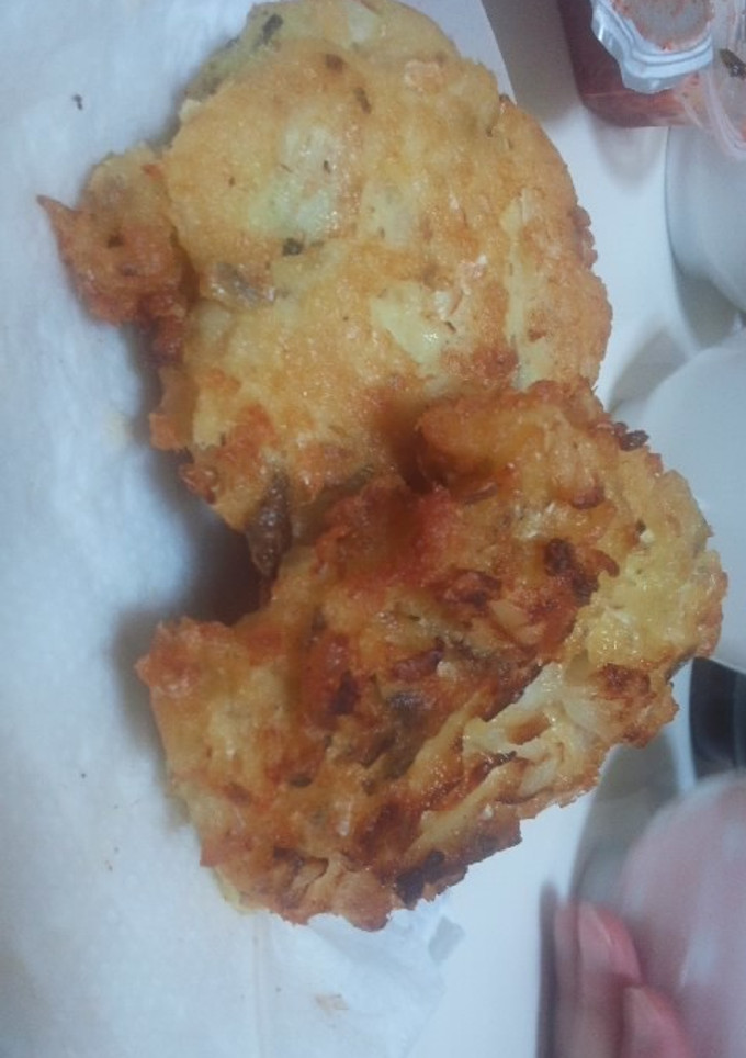 焼き魚de簡単かき揚げ-レシピのメイン写真