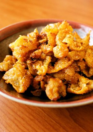 【節約レシピ】鶏皮かりかりポン酢-レシピのメイン写真
