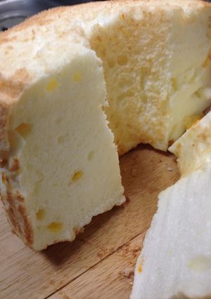 卵白だけで作る☆オレンジエンジェルケーキ-レシピのメイン写真