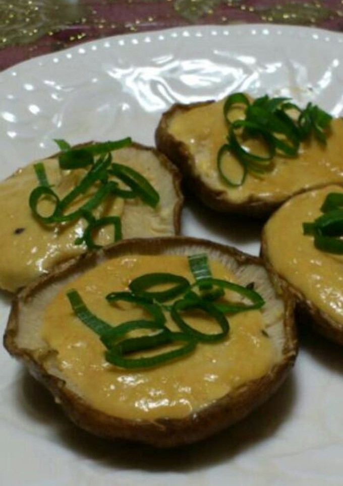 トースターで副菜簡単4分☆椎茸のマヨ味噌-レシピのメイン写真